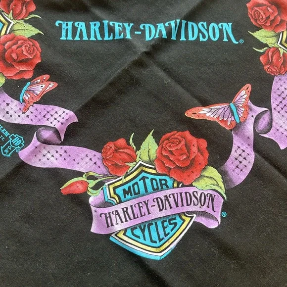 Vintage Harley-Davidson Bandana 1989 - Picture 6 of 8